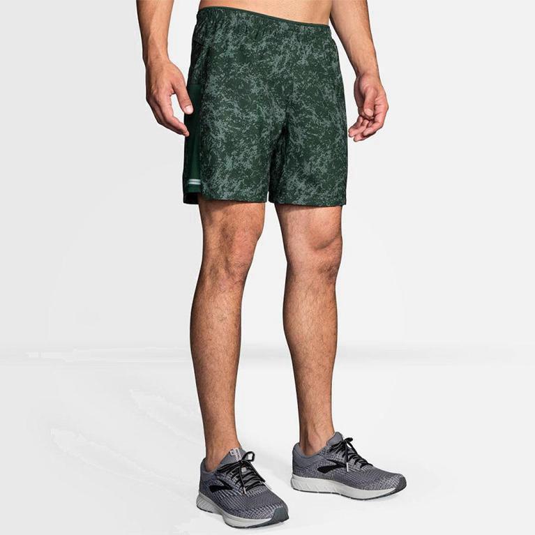 Brooks Sherpa 7 2-In-1 Löparshorts Herr 390185-LMI Gröna